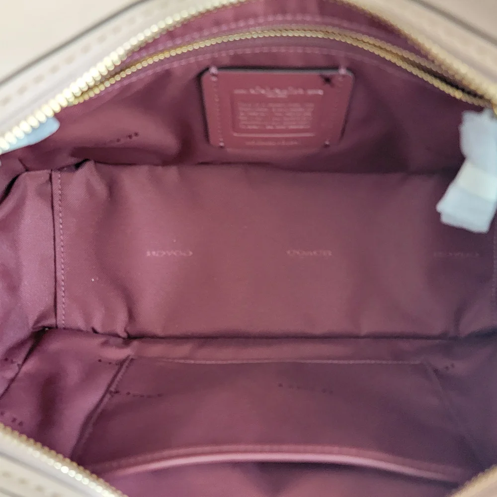 NWOT Coach Leather Dreamer In The Color Beachwood With Inter-changeable Strap - Picture 15 of 16